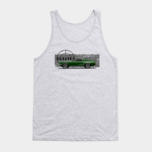 The iconic muscle car from McQueen movie Tank Top by jaagdesign